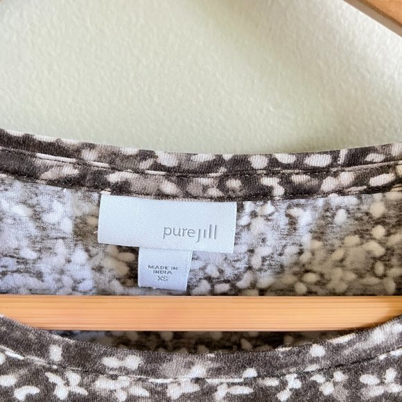 J.JILL PURE J.JILL KNIT LONG SLEEVE TOP TEE WOMENS SIZE XS CREWNECK - Picture 2 of 5